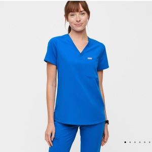 Figs Scrub Set- Royal Blue